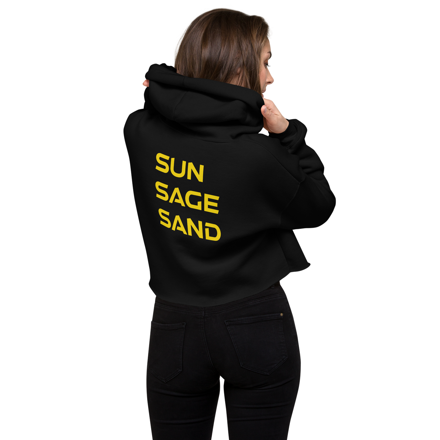 Sun | Sage | Sand Cropped Hoodie