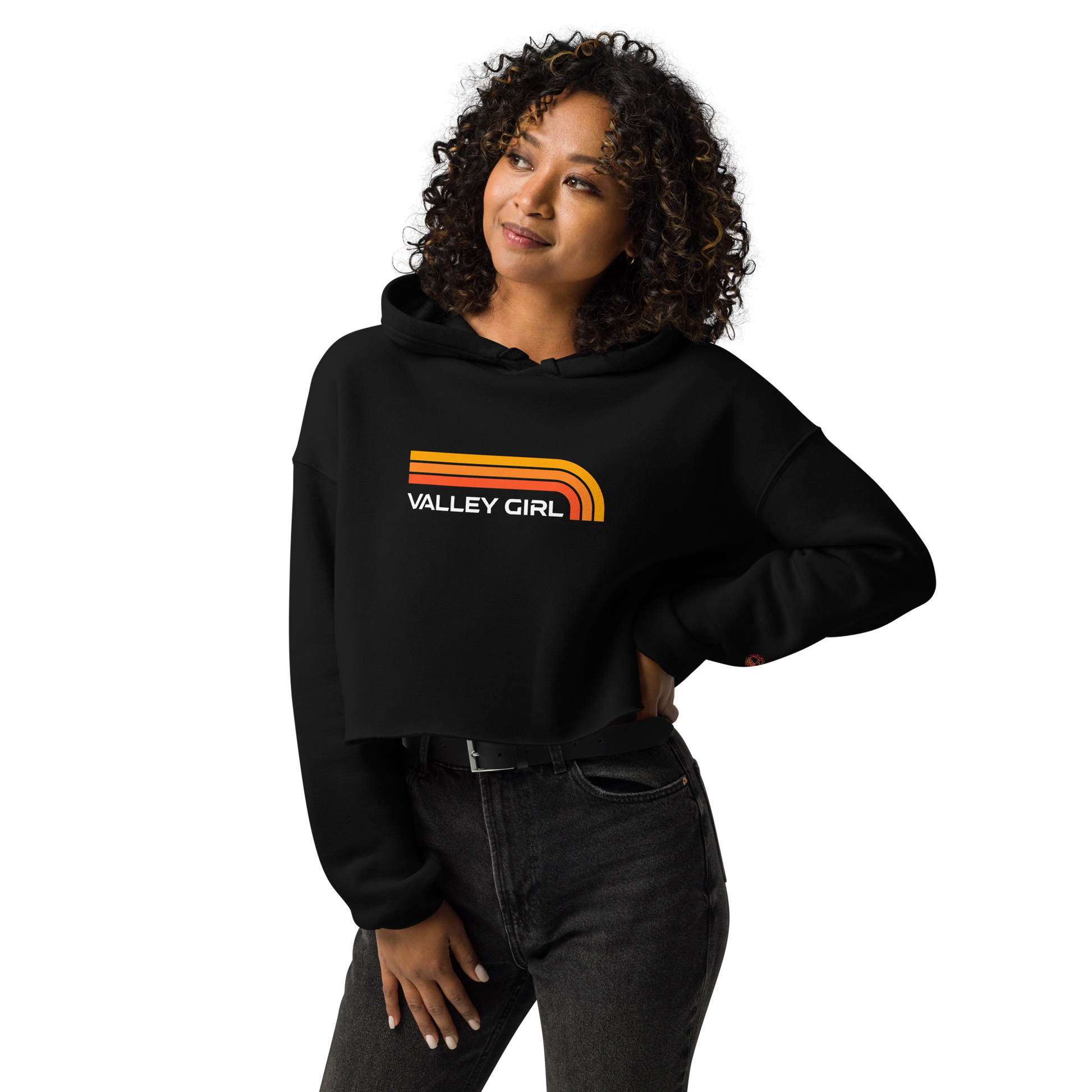 Valley Girl Cropped Hoodie - Storm / 2XL